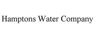 HAMPTONS WATER COMPANY