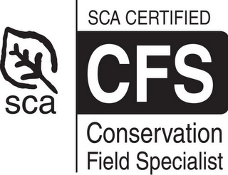 SCA SCA CERTIFIED CFS CONSERVATION FIELDSPECIALIST