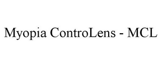 MYOPIA CONTROLENS - MCL