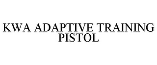 KWA ADAPTIVE TRAINING PISTOL