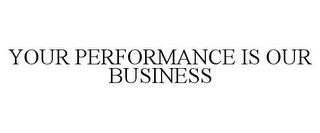 YOUR PERFORMANCE IS OUR BUSINESS