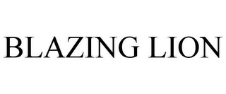 BLAZING LION