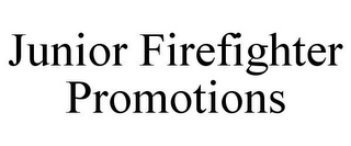 JUNIOR FIREFIGHTER PROMOTIONS