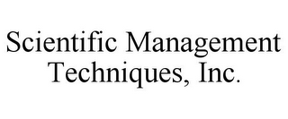 SCIENTIFIC MANAGEMENT TECHNIQUES, INC.