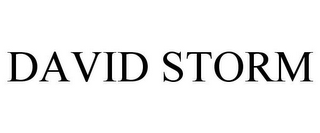 DAVID STORM