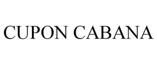 CUPON CABANA