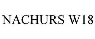 NACHURS W18