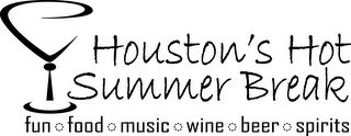 HOUSTON'S HOT SUMMER BREAK FUN FOOD MUSIC WINE BEER SPIRITS