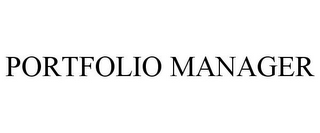 PORTFOLIO MANAGER