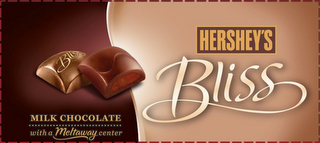 HERSHEY'S BLISS MILK CHOCOLATE WITH A MELTAWAY CENTER