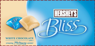 BLISS HERSHEY'S BLISS WHITE CHOCOLATE WITH A CREAMY MELTAWAY CENTER