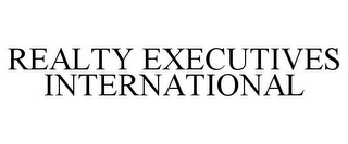 REALTY EXECUTIVES INTERNATIONAL