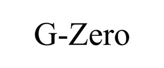 G-ZERO