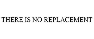 THERE IS NO REPLACEMENT