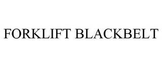 FORKLIFT BLACKBELT