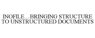 INOFILE...BRINGING STRUCTURE TO UNSTRUCTURED DOCUMENTS