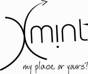 XMINT MY PLACE OR YOURS?