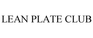 LEAN PLATE CLUB