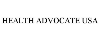 HEALTH ADVOCATE USA