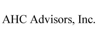 AHC ADVISORS, INC.