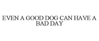 EVEN A GOOD DOG CAN HAVE A BAD DAY