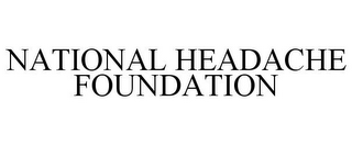 NATIONAL HEADACHE FOUNDATION