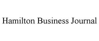 HAMILTON BUSINESS JOURNAL