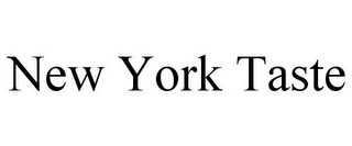 NEW YORK TASTE