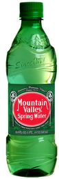 MOUNTAIN VALLEY SPRING WATER SINCE AMERICA'S PREMIUM WATER SINCE 1871 BOTTLED AT THE ORIGINAL SPRING SOURCE, GARLAND COUNTY, ARKANSAS