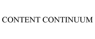 CONTENT CONTINUUM