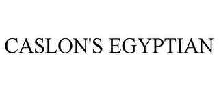 CASLON'S EGYPTIAN