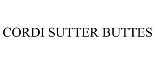 CORDI SUTTER BUTTES