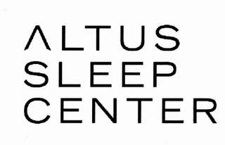 ALTUS SLEEP CENTER