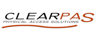 CLEARPAS PHYSICAL ACCESS SOLUTIONS