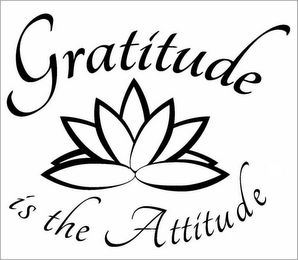 GRATITUDE IS THE ATTITUDE