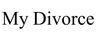 MY DIVORCE