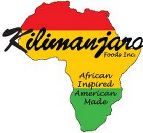 KILIMANJARO FOODS INC. AFRICAN INSPIRED AMERICAN MADE