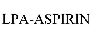 LPA-ASPIRIN