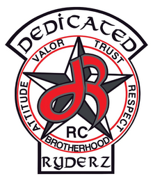 DEDICATED RYDERZ RC VALOR TRUST ATTITUDE BROTHERHOOD RESPECT DR