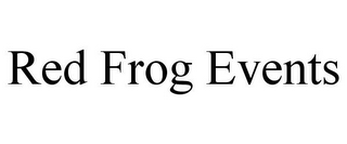 RED FROG EVENTS