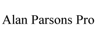 ALAN PARSONS PRO