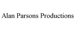 ALAN PARSONS PRODUCTIONS