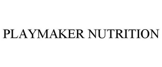 PLAYMAKER NUTRITION