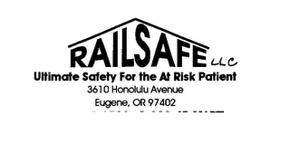 RAILSAFE LLC ULTIMATE SAFETY FOR THE AT RISK PATIENT 3610 HONOLULU AVENUE EUGENE, OR 97402