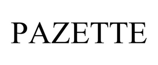 PAZETTE