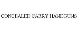 CONCEALED CARRY HANDGUNS