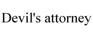 DEVIL'S ATTORNEY