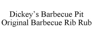 DICKEY'S BARBECUE PIT ORIGINAL BARBECUERIB RUB