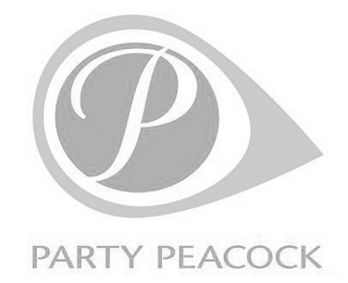 P PARTY PEACOCK