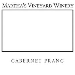 MARTHA'S VINEYARD WINERY CABERNET FRANC